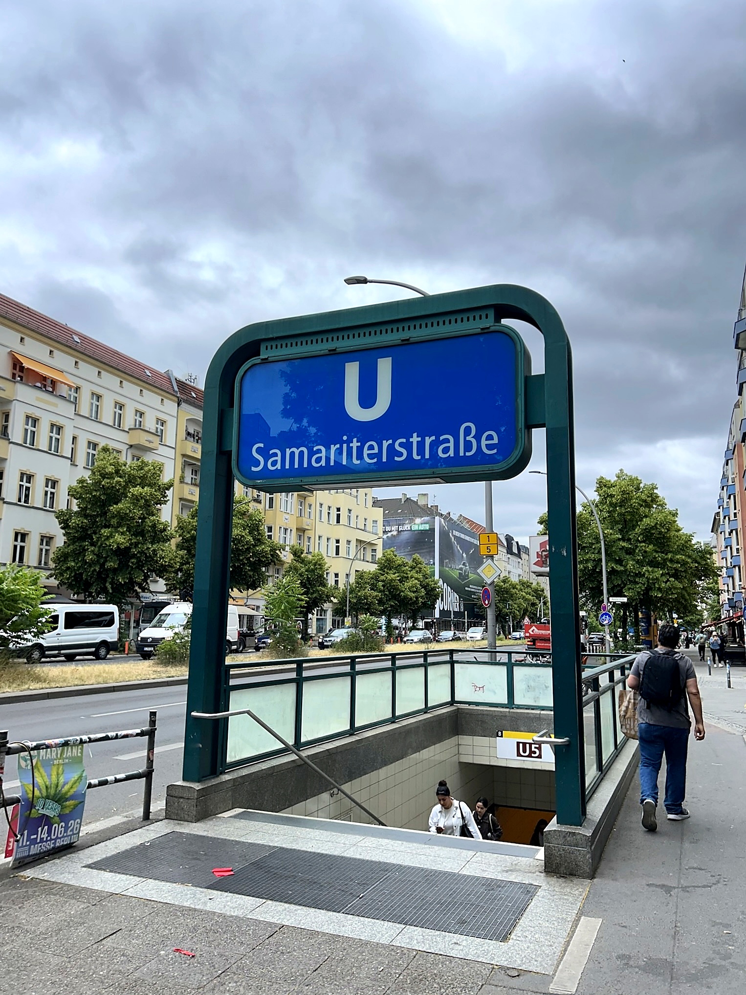 U-Bahn Samariterstraße — il nostro quartiere
